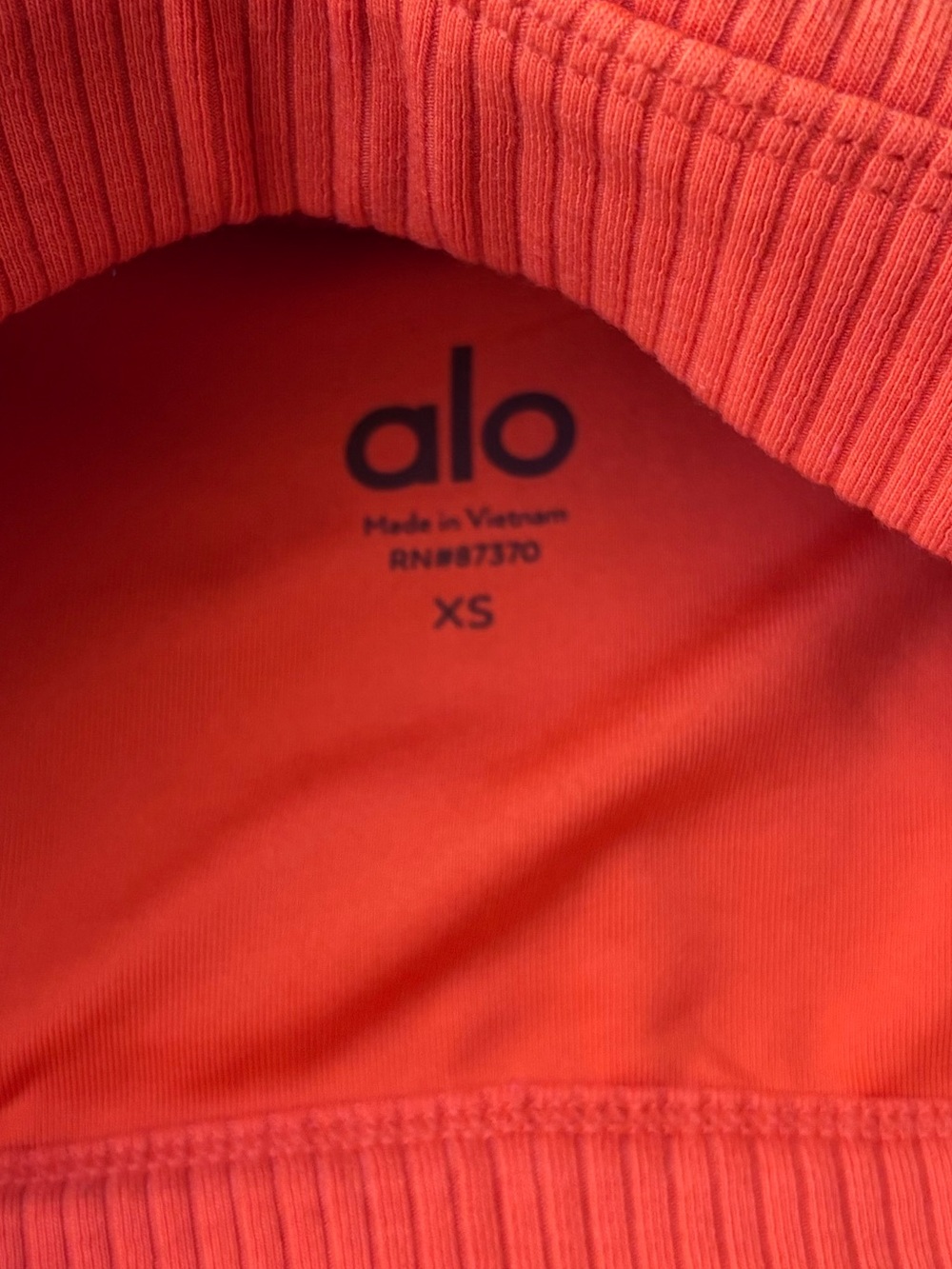 ALO yoga wellness bra Tangerine/Orange Size XS View 3